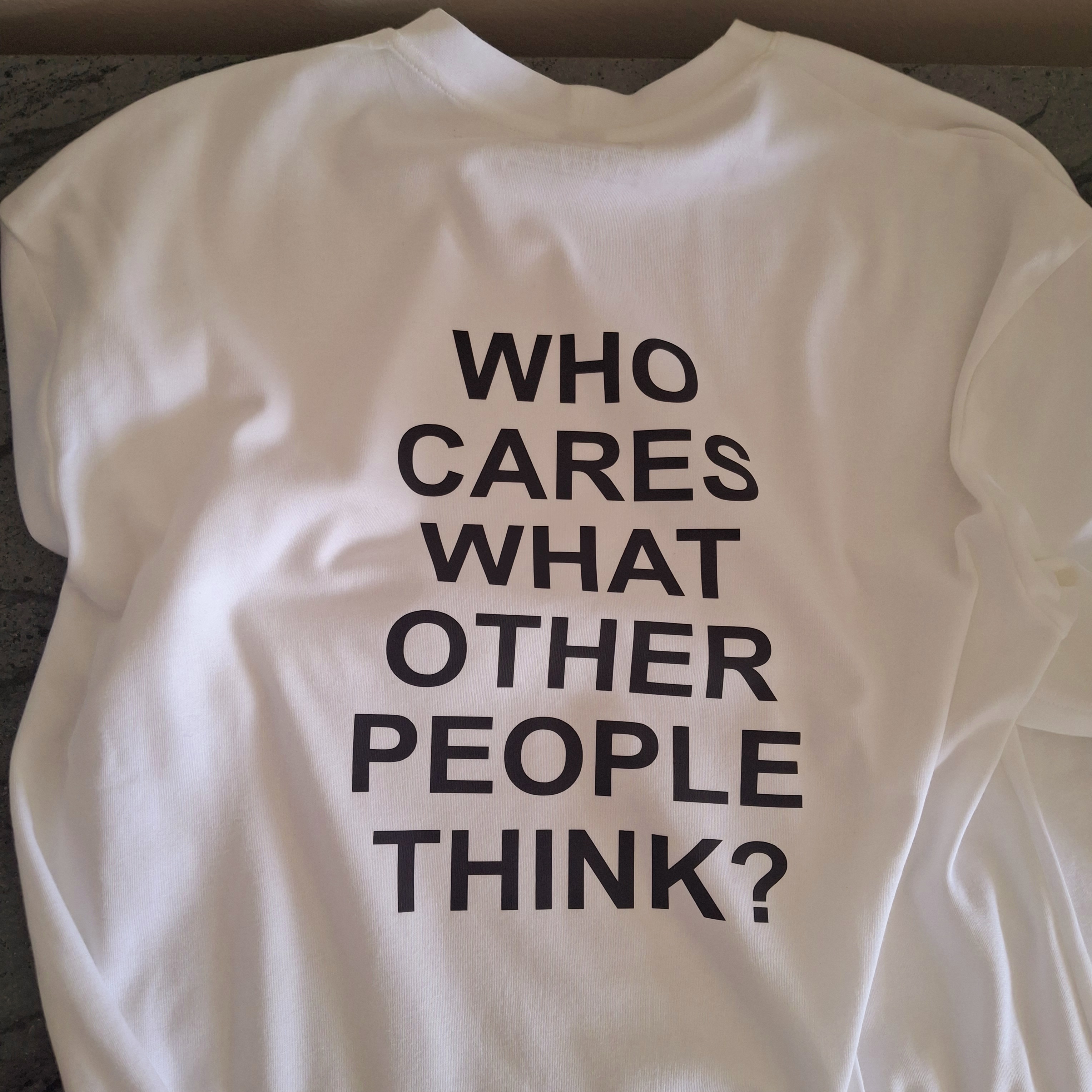 Statement White T-Shirt HEAVY COTTON