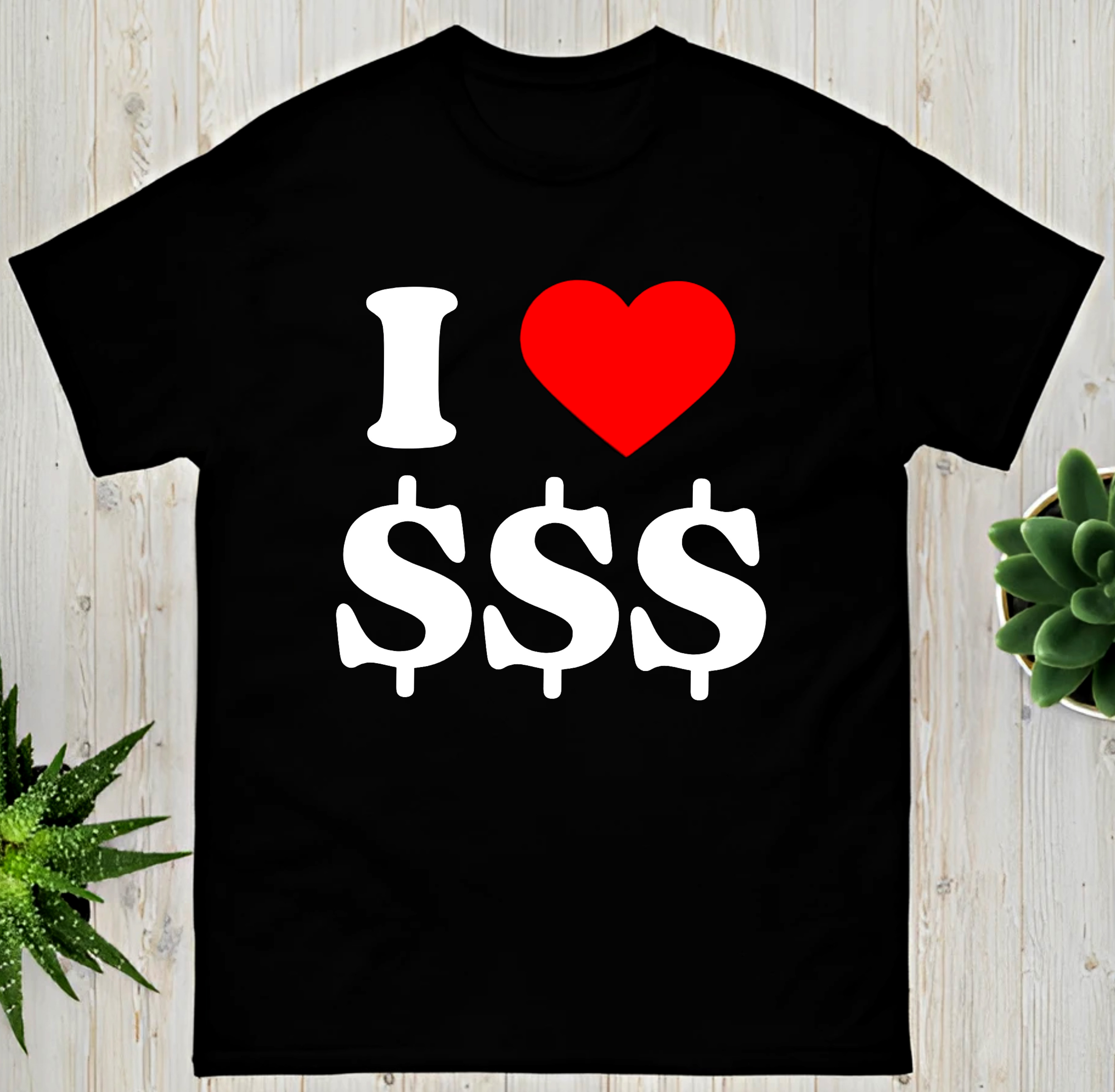 I Love Money Graphic T-Shirt
