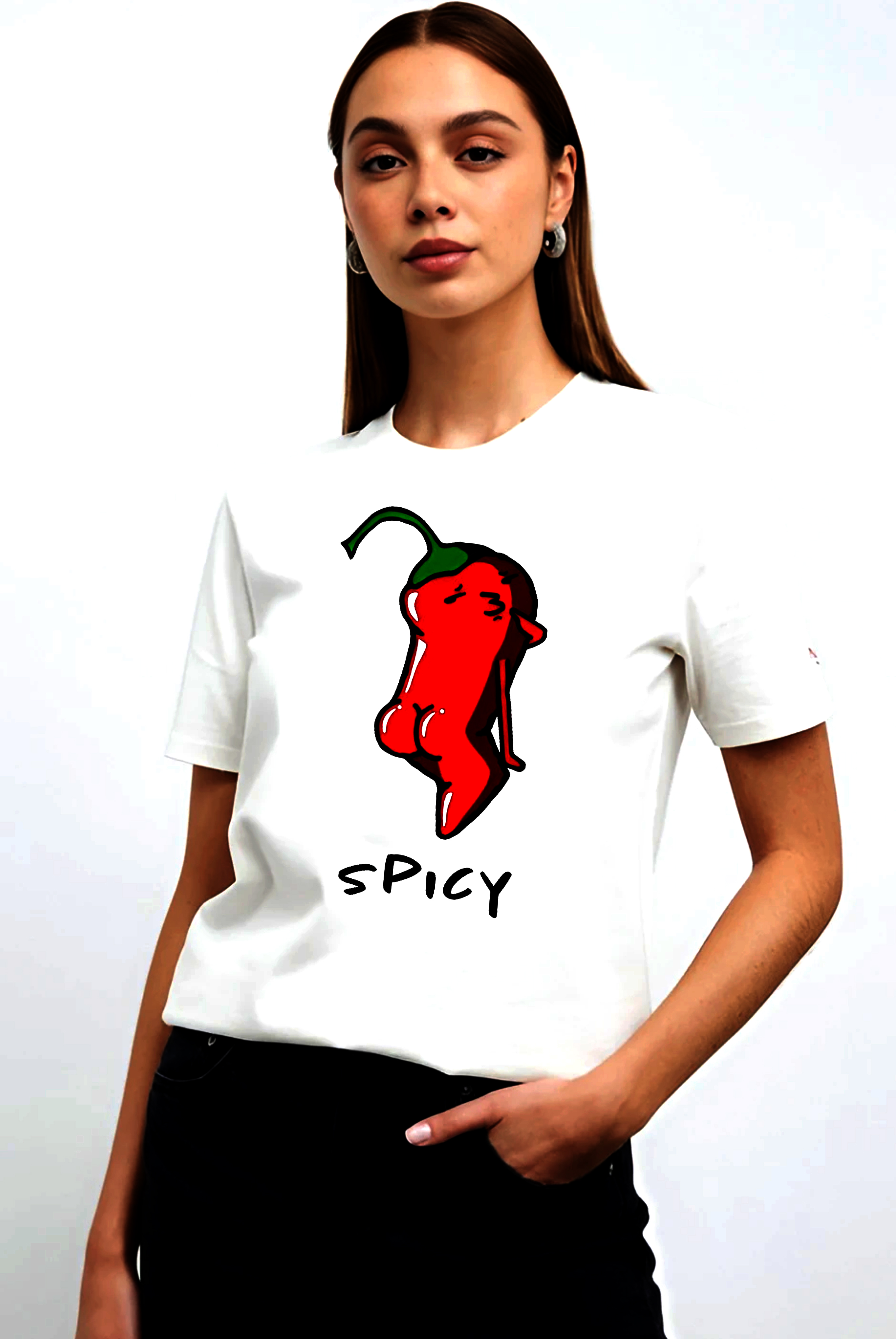 Spicy Pepper Graphic FEMALE T-shirt