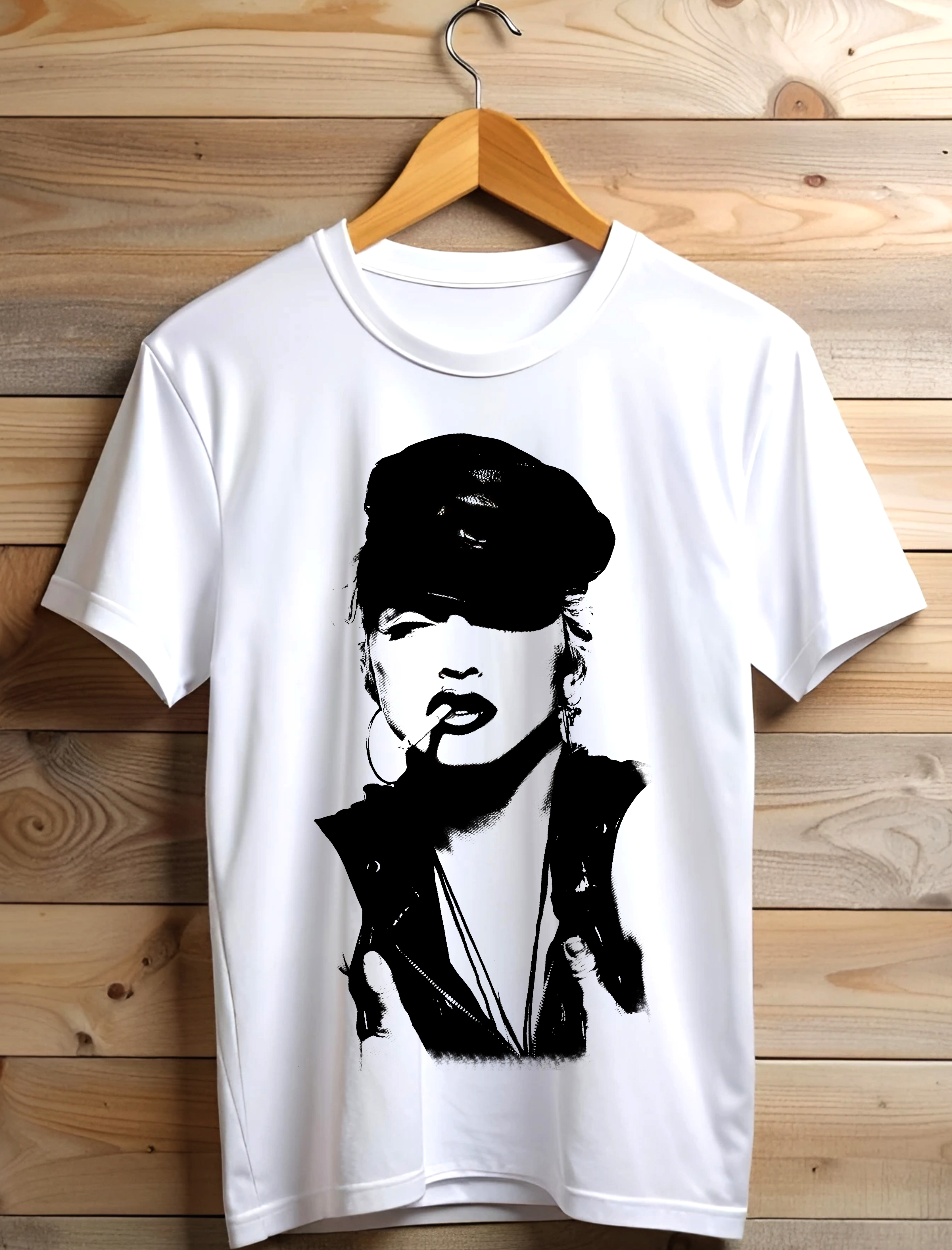 Stylish MADONNA Graphic White T-Shirt