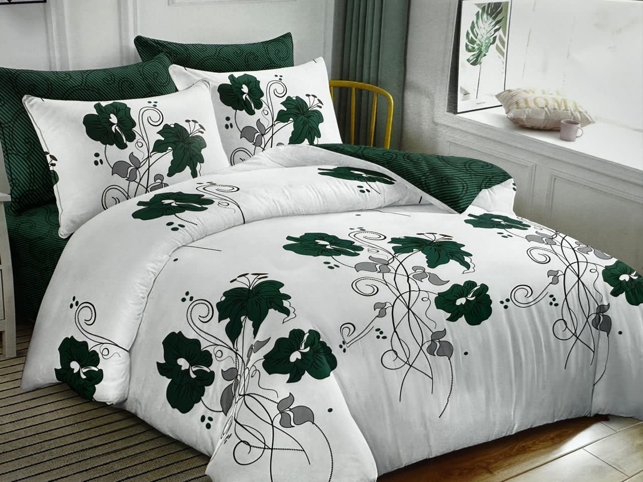Floral Printed Bedding Set
