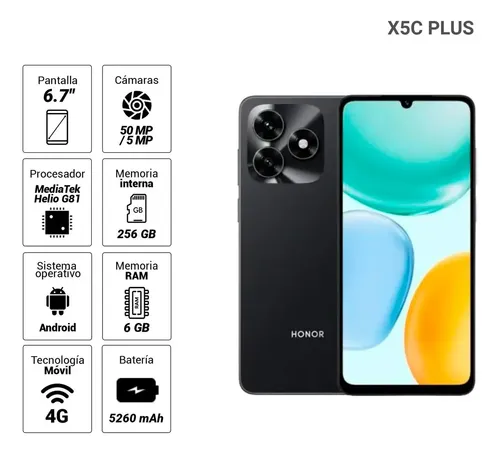 HONOR X5C PLUS 4G 256 Y 6+6 RAM