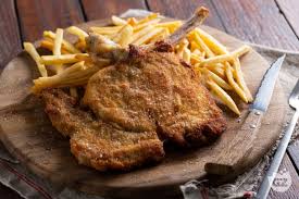 Breaded Pork Chop with Fries