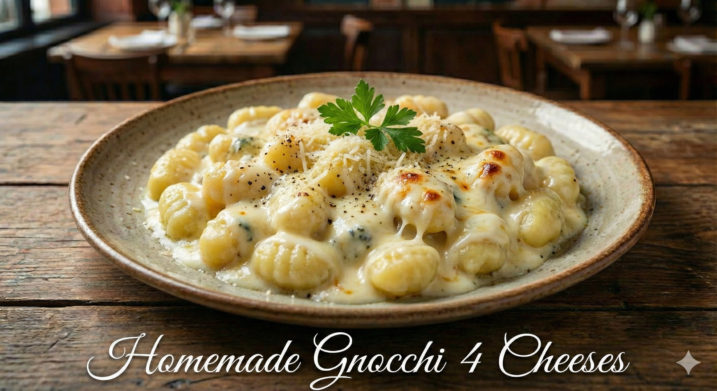 Homemade Gnocchi 4 Cheeses