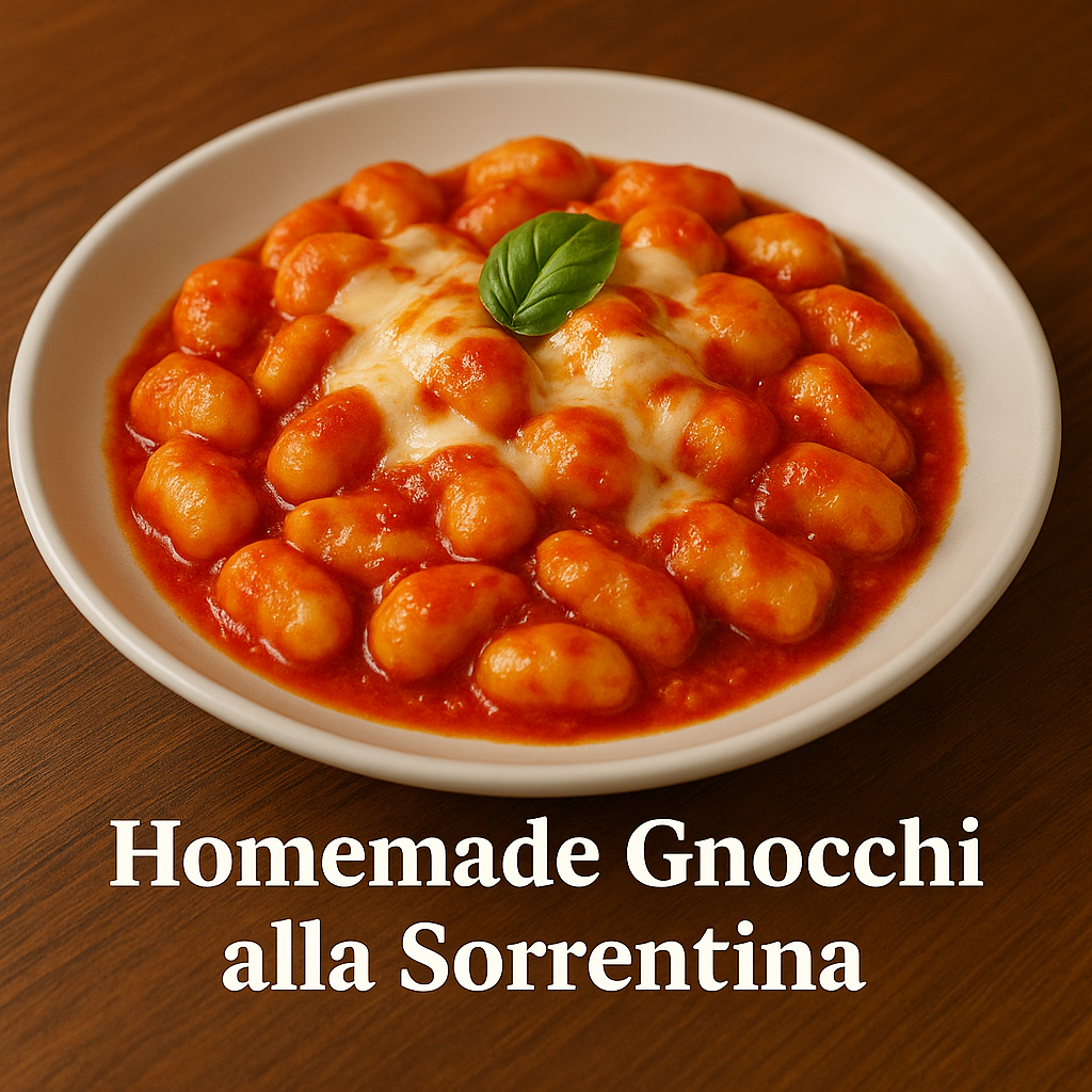 Homemade Gnocchi alla Sorrentina