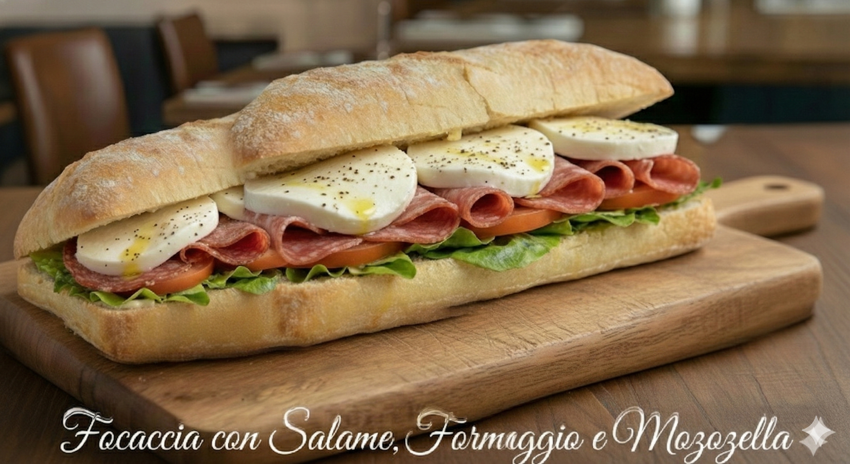 Panini with Ham, Cheese and Mozzarella