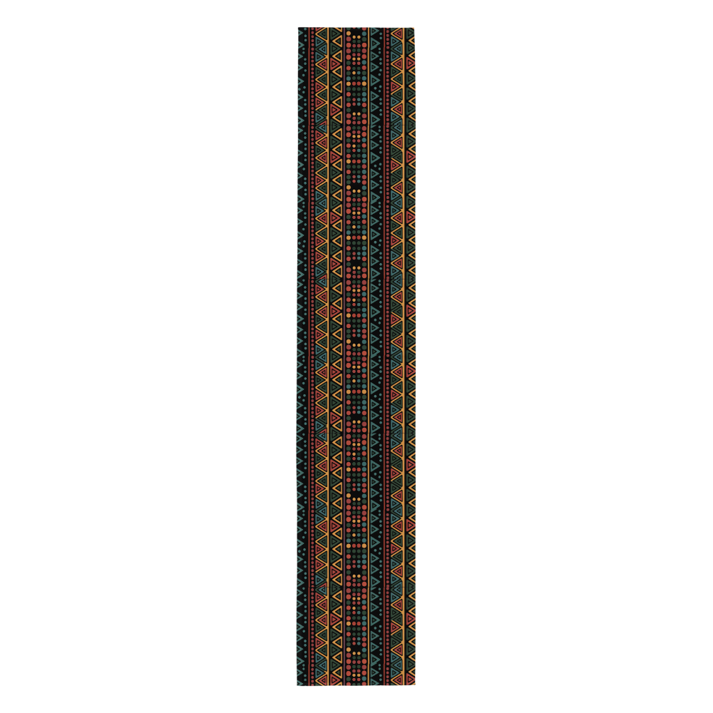 Kwanzaa Blessings Print 7.5 Foot Decorative Table Runner