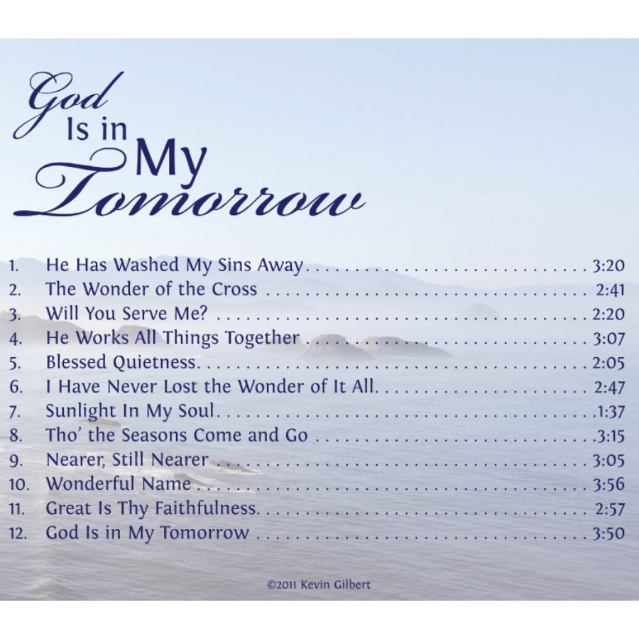 God Is In My Tomorrow - CD
