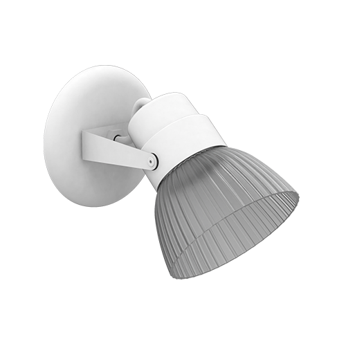 Punto de Luz Prisma: Foco de Pared