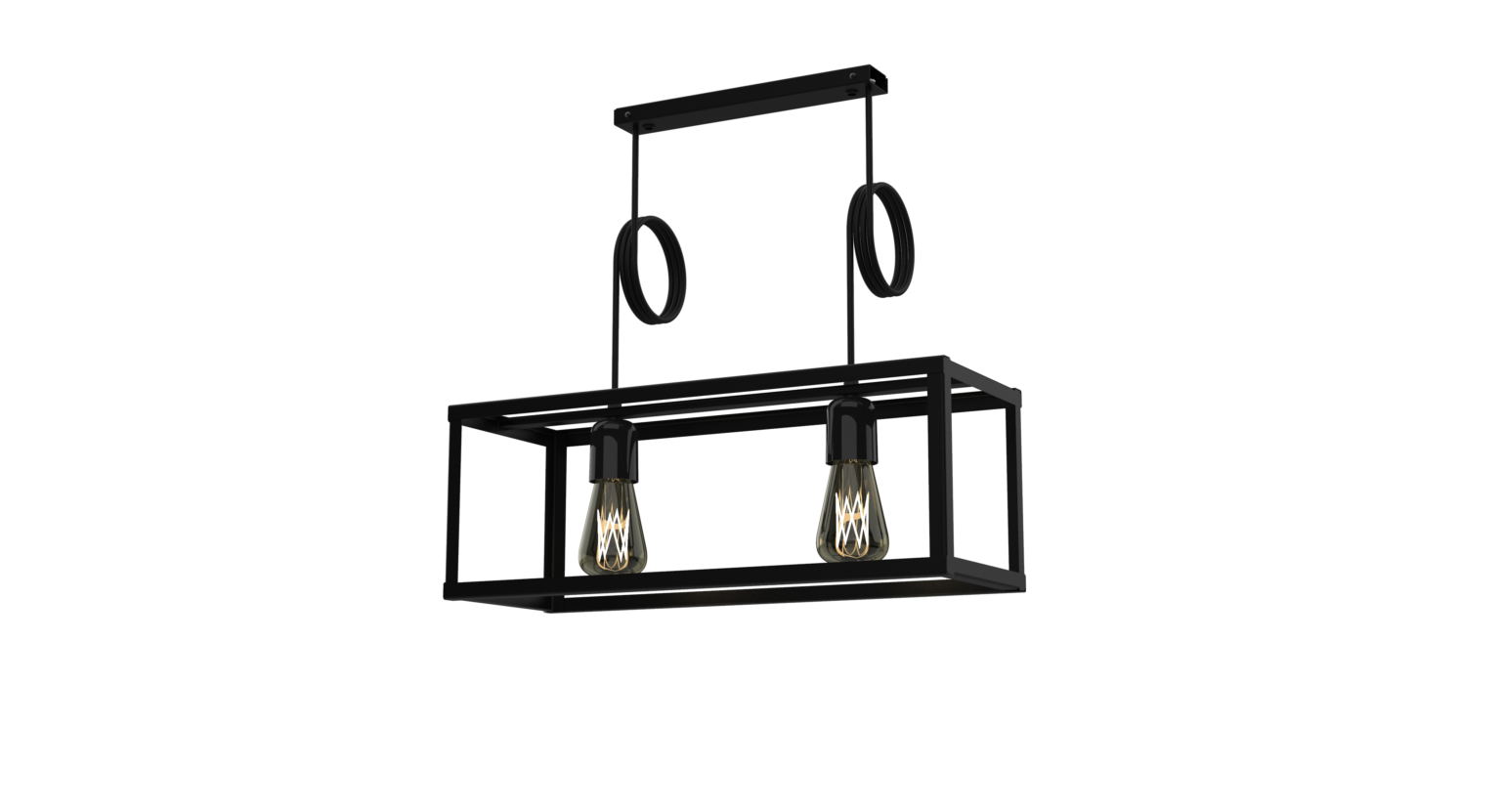 Dual Urban Cage: Colgante Lineal E27