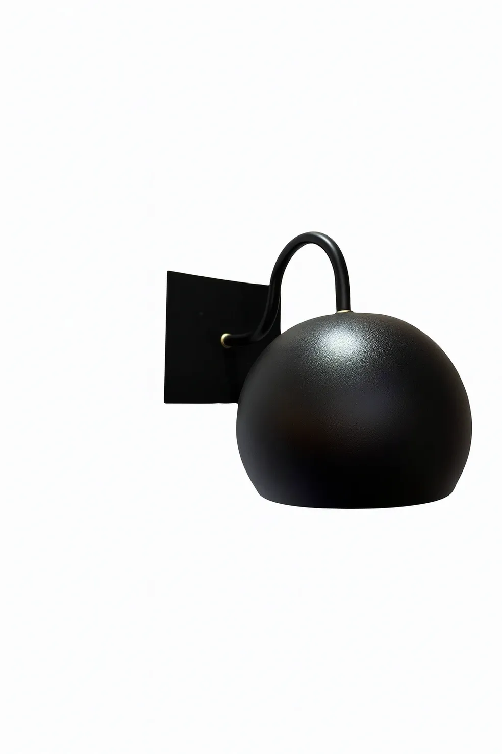 Aplique de Pared con Brazo y Bocha - Ø 12 cm