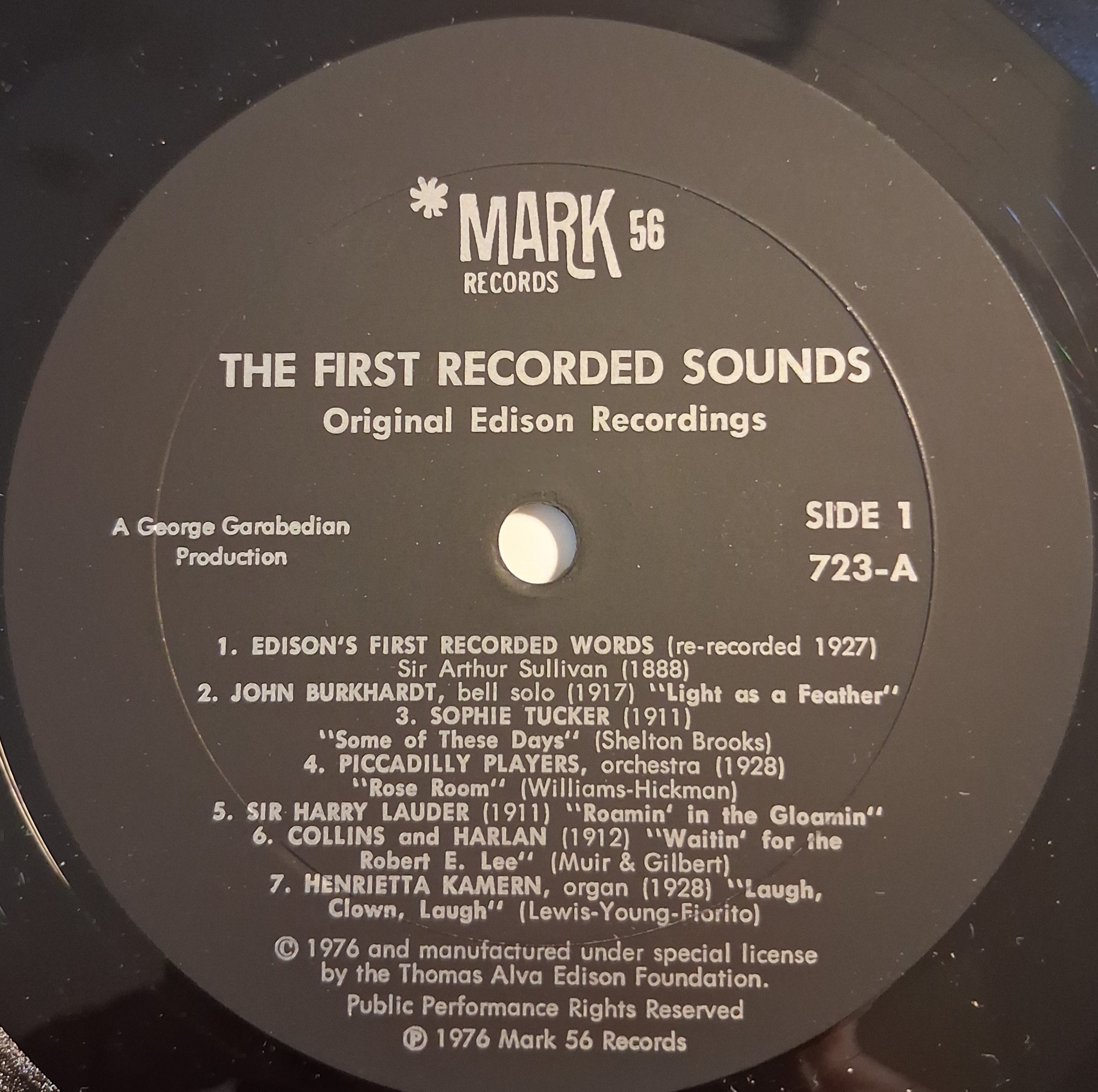 The First Recorded Sounds - Thomas Alva Edison (Father of the Phonograph)