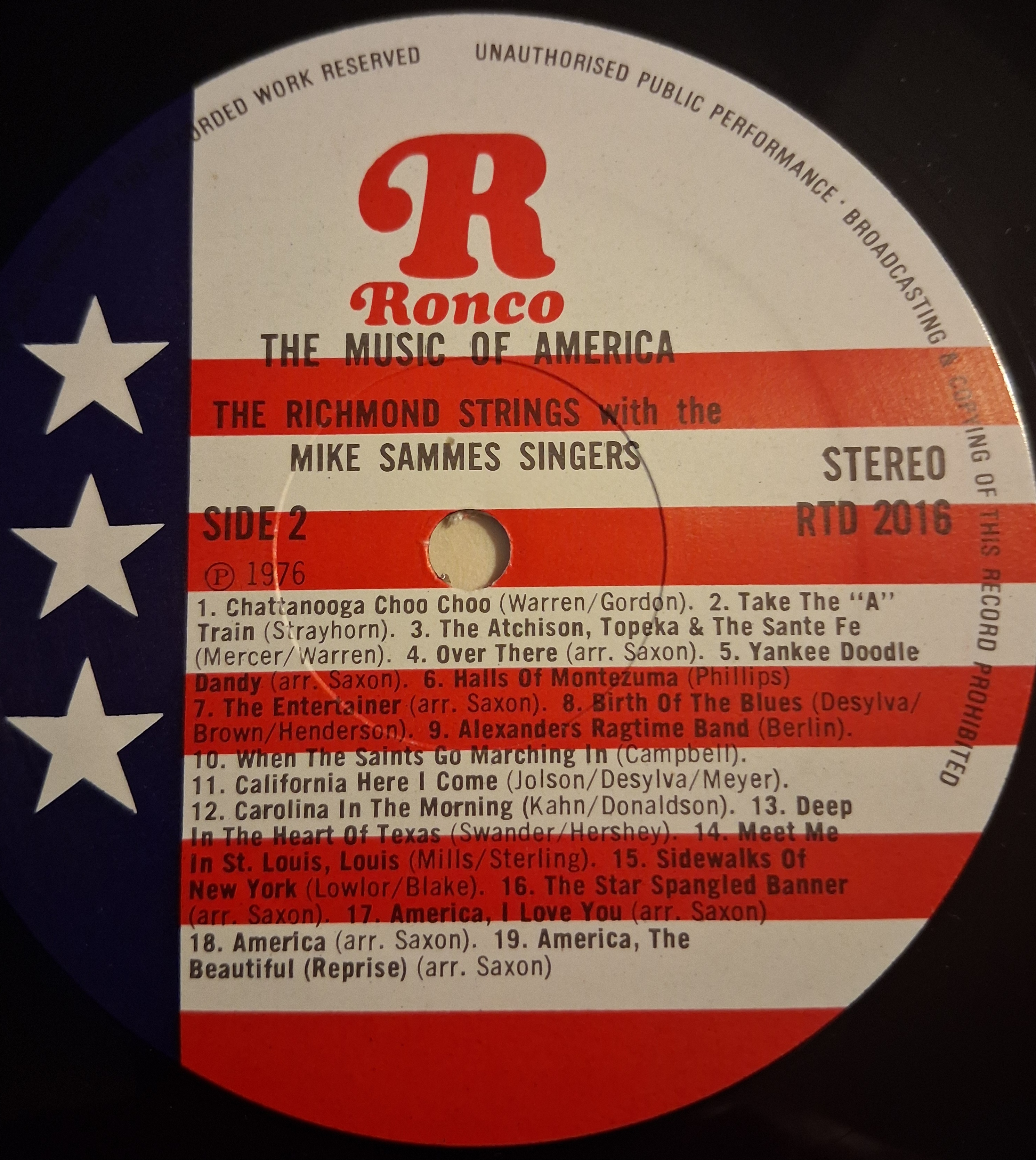 The Music of America - 1776  to 1976 - Memories and Songs