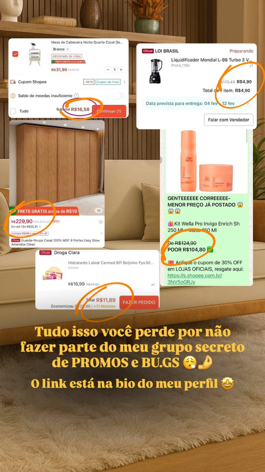 Várias ofertas no Grupo