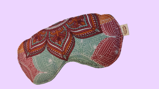 Antifaz de meditación con semillas Kuka