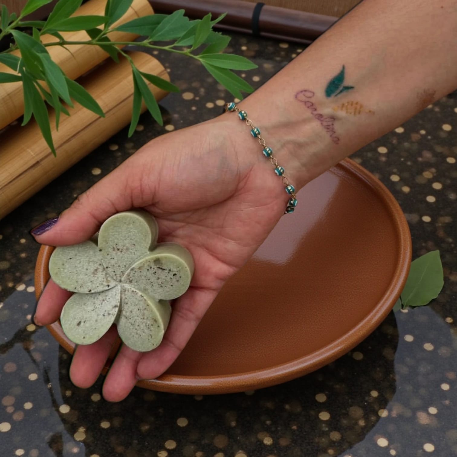 Jabón de Matcha con Lemongrass y sábila