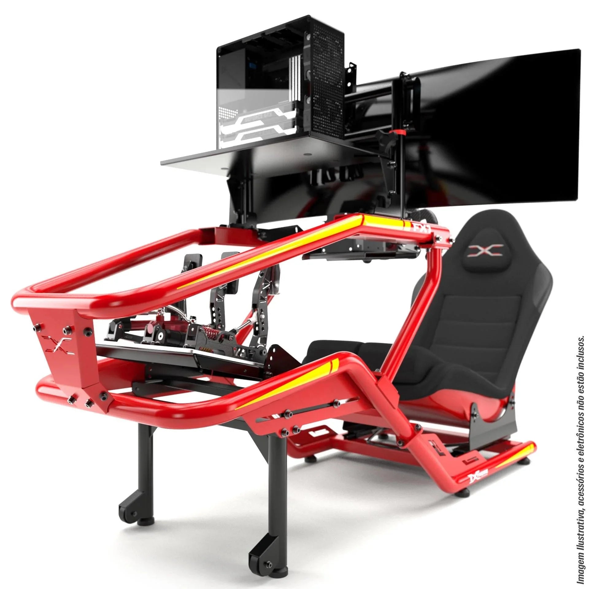 Complete Sim racing F1 FX1 Red