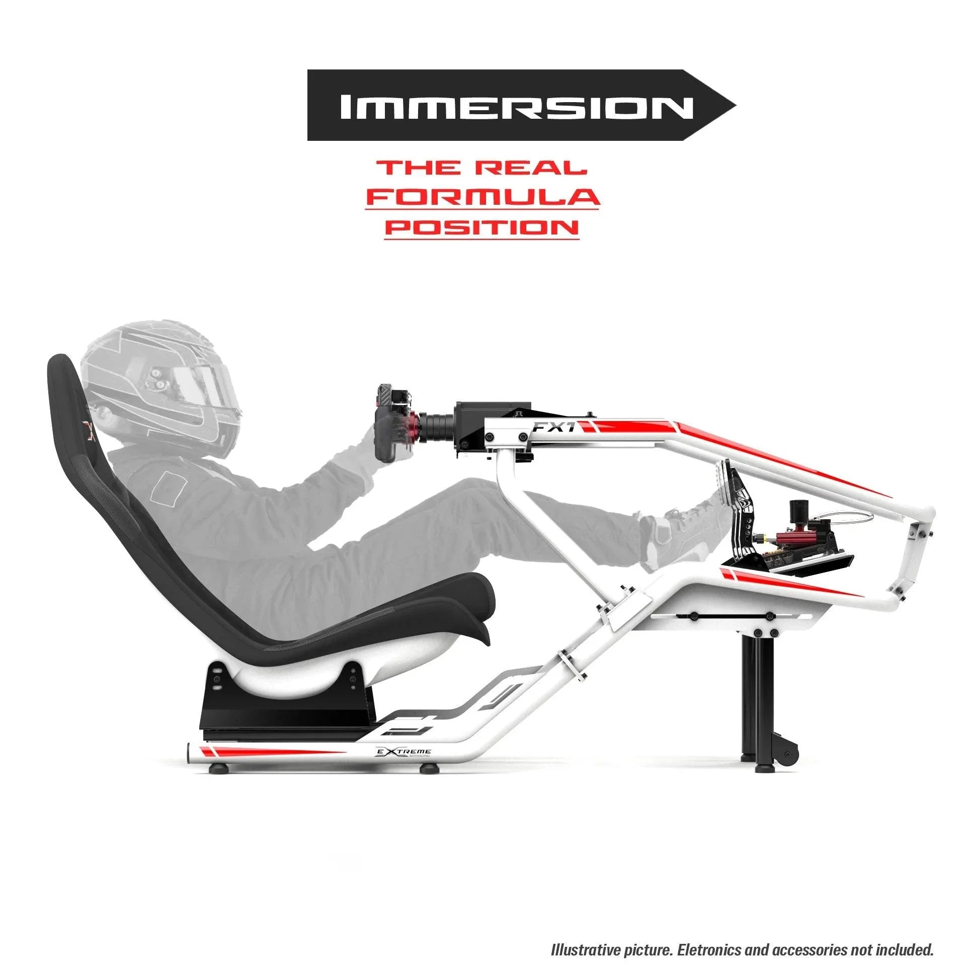 Complete Sim racing F1 FX1 Red