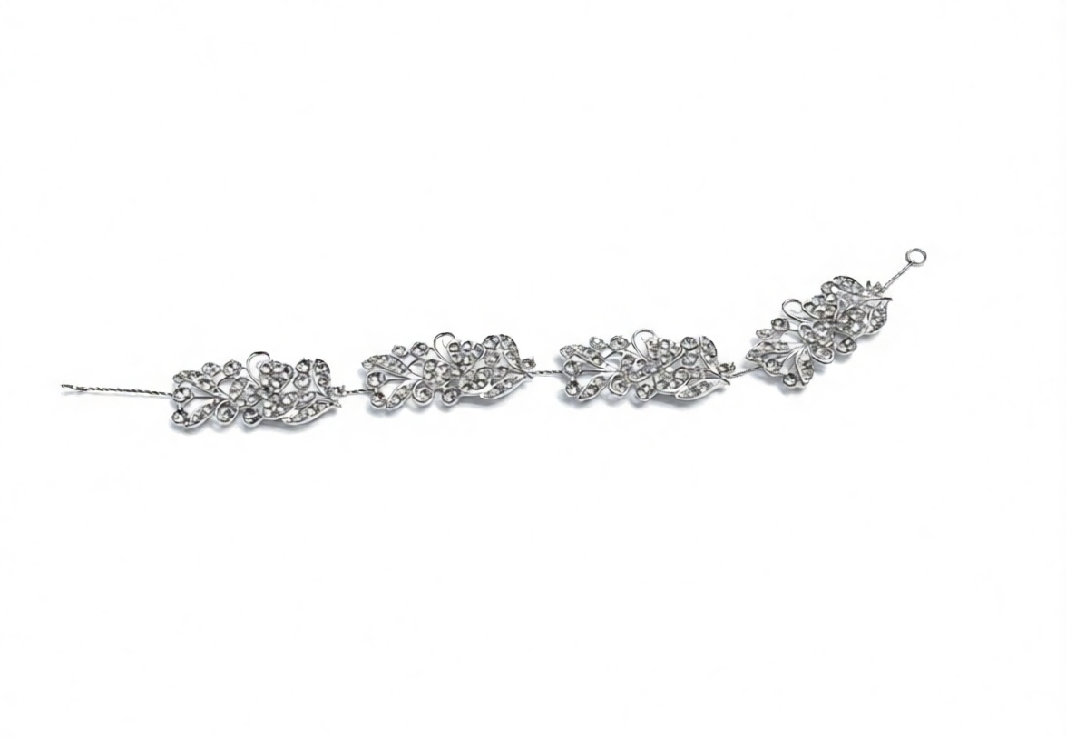 Silver Filigree Hair Accessory