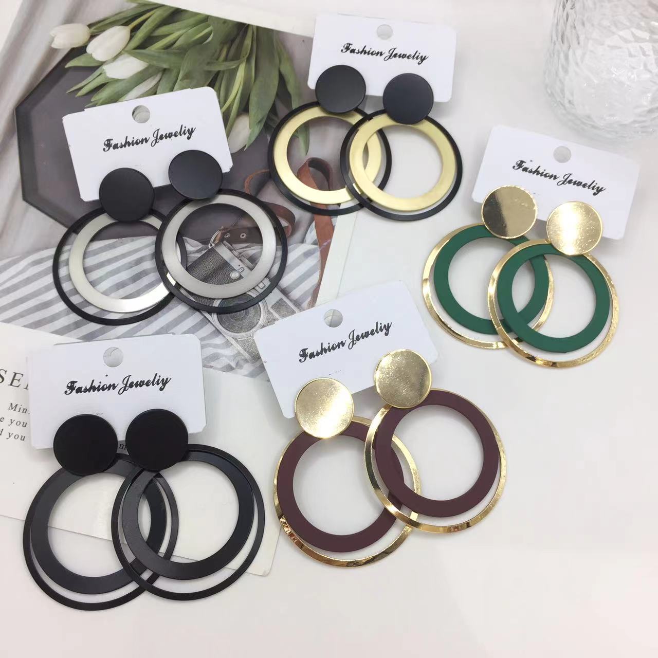 Fashion Jewelry Hoop Earrings
