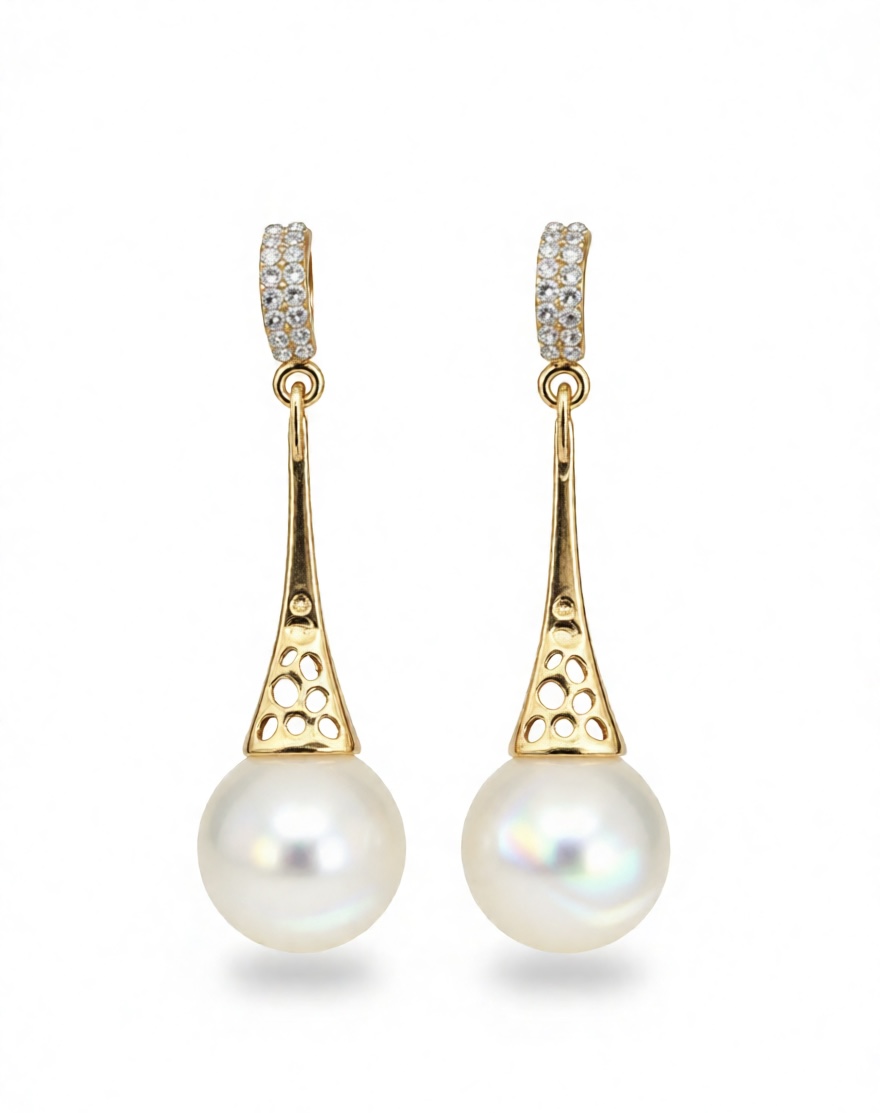 Elegant Pearl Drop Earrings