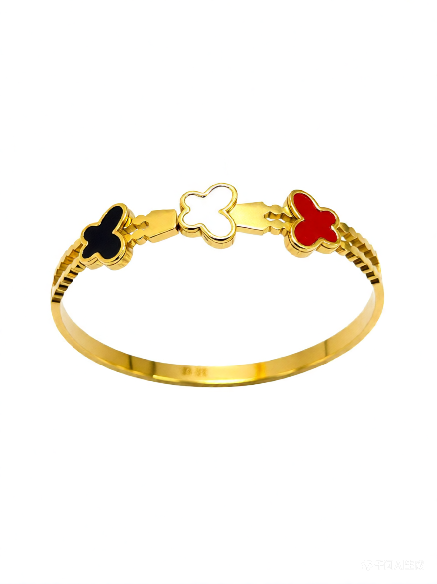 Gold Clover Bracelet
