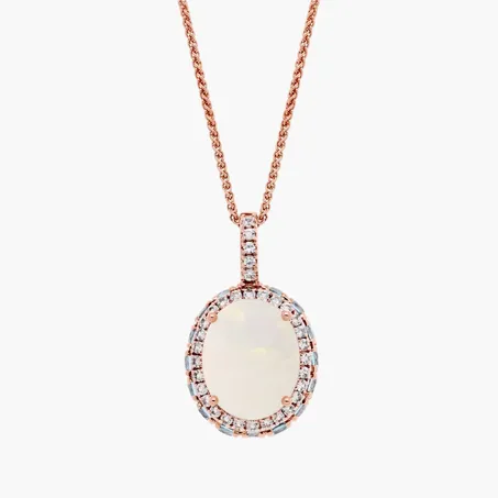 Opal Pendant Necklace