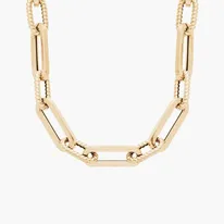 Gold Link Chain Necklace