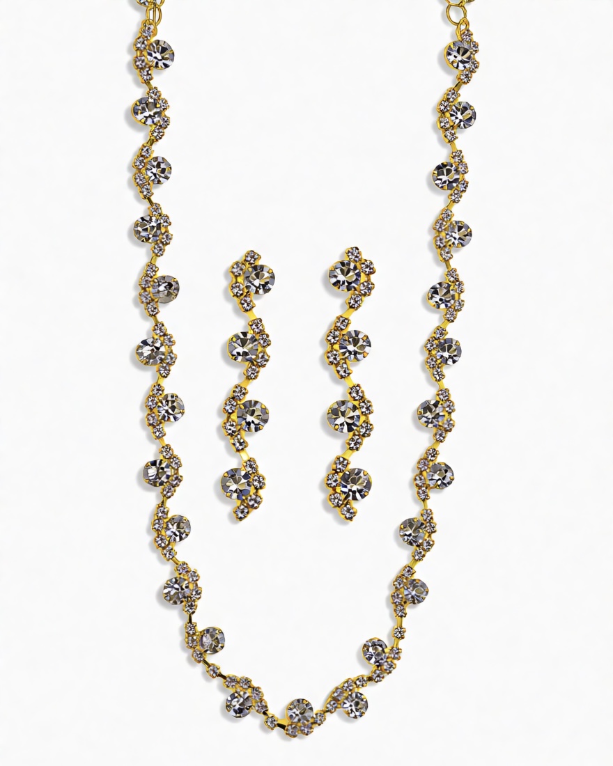 Elegant Crystal Jewelry Set