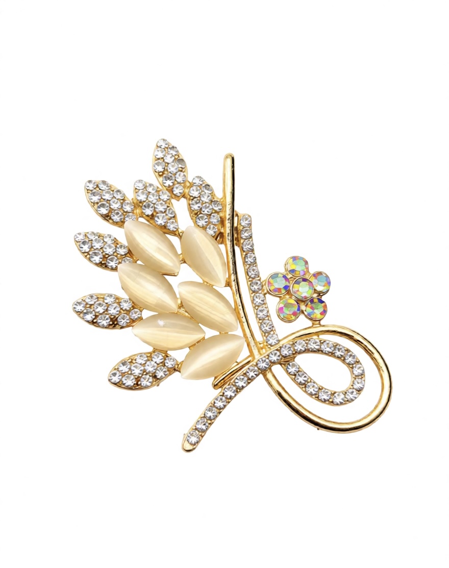 Elegant Rhinestone Brooch