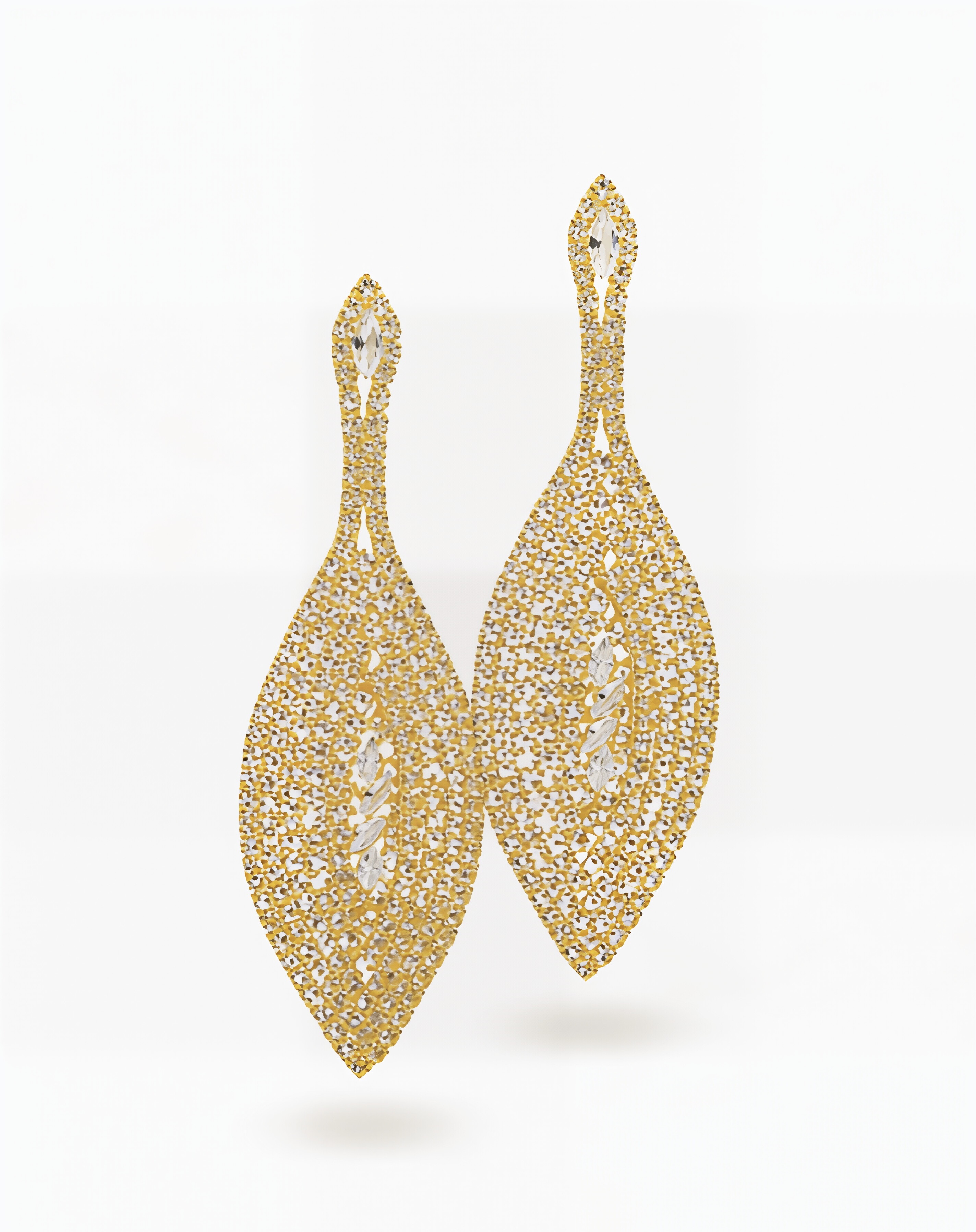 Elegant Gold Leaf Earrings