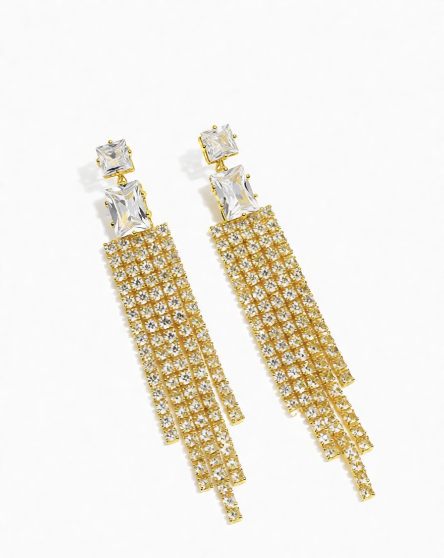 Elegant Gold Leaf Earrings