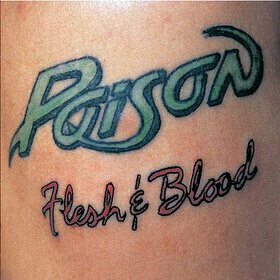 Poison Flesh & Blood Temporary Tattoo