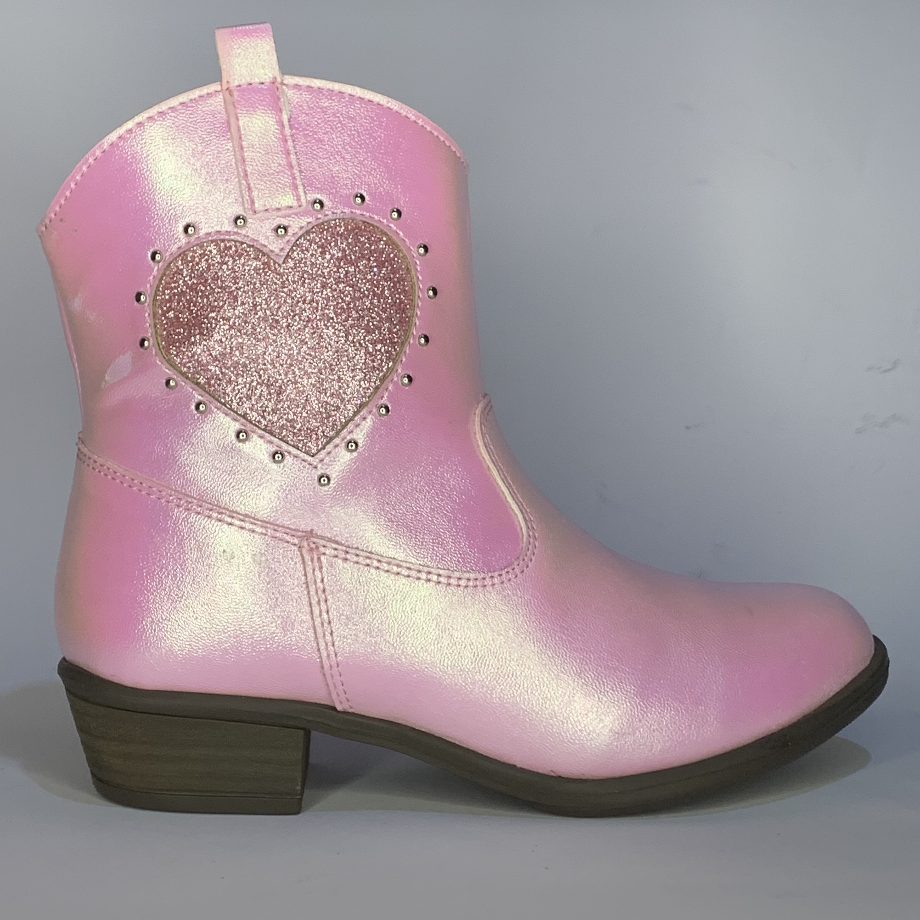 Bota vaquera con corazón