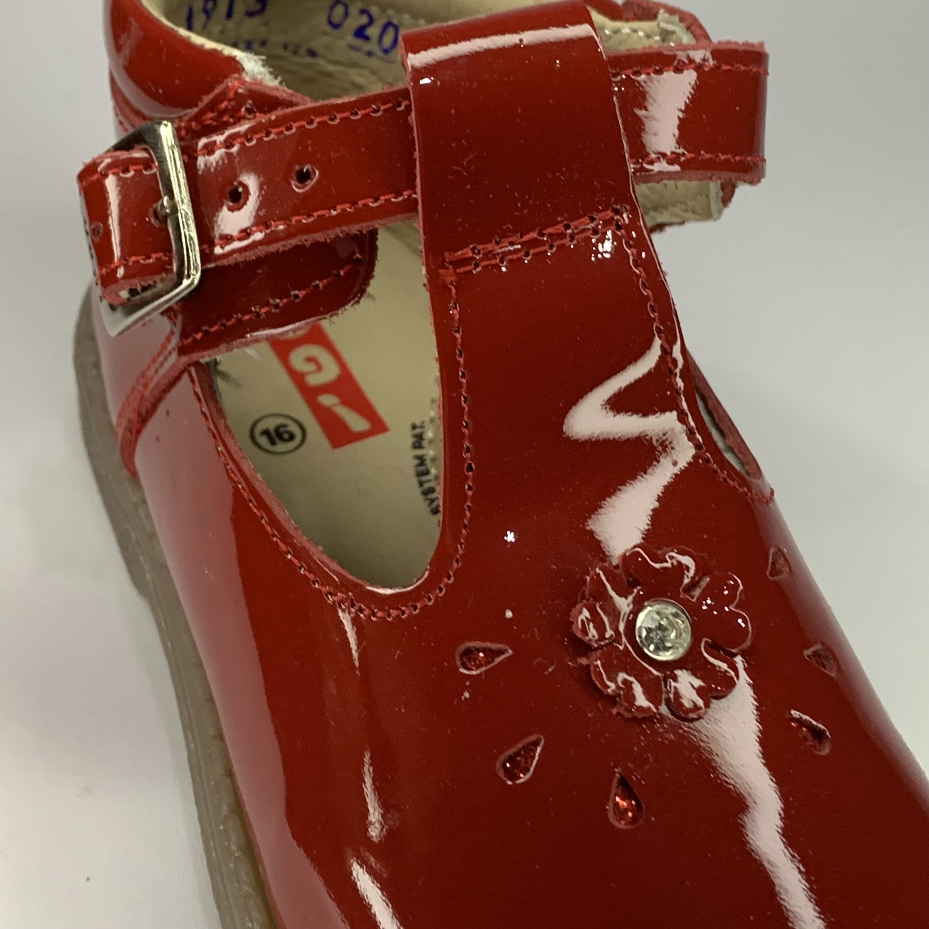 Zapato charol rojo DOGI