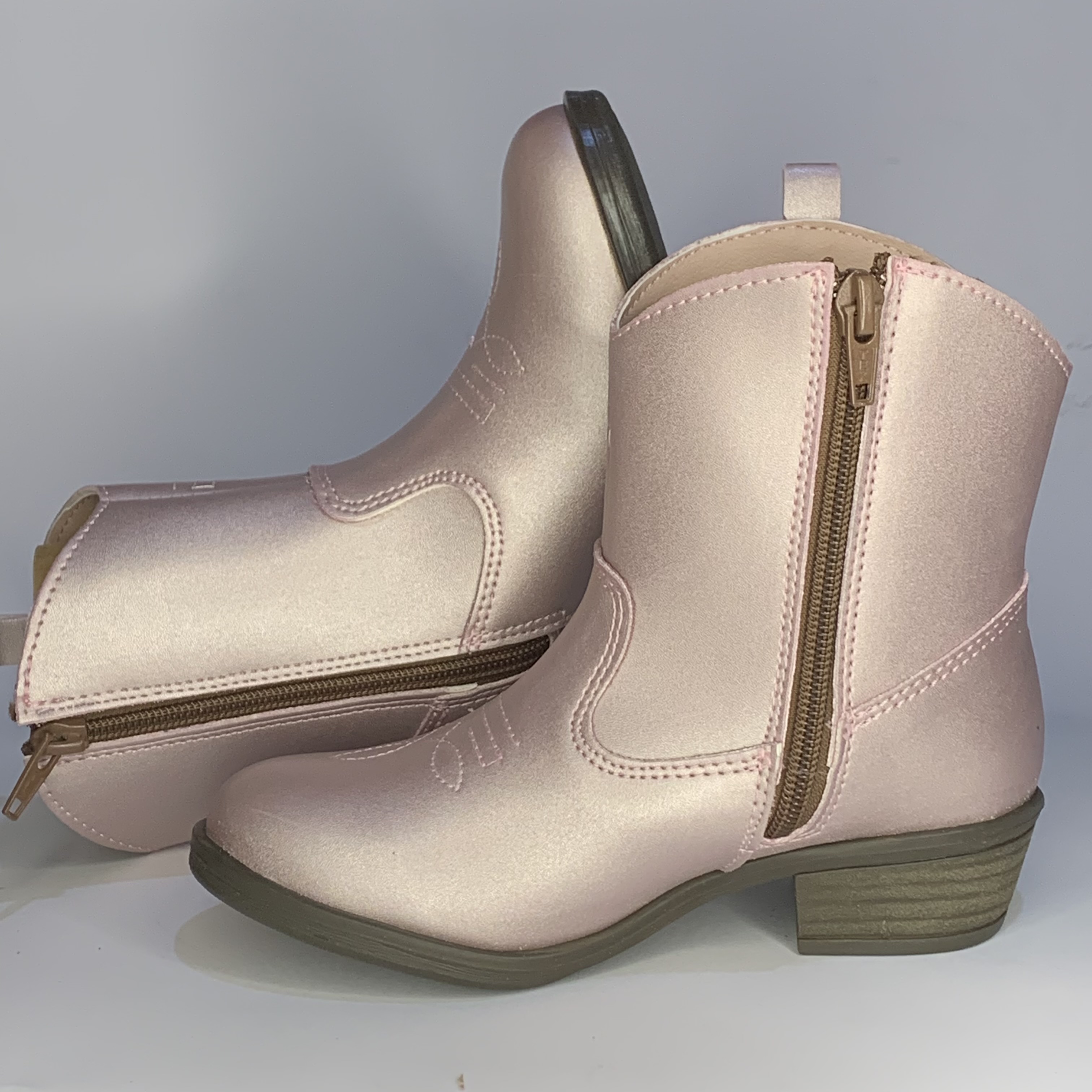 Botas vaqueras rosas para niña JAKUNA