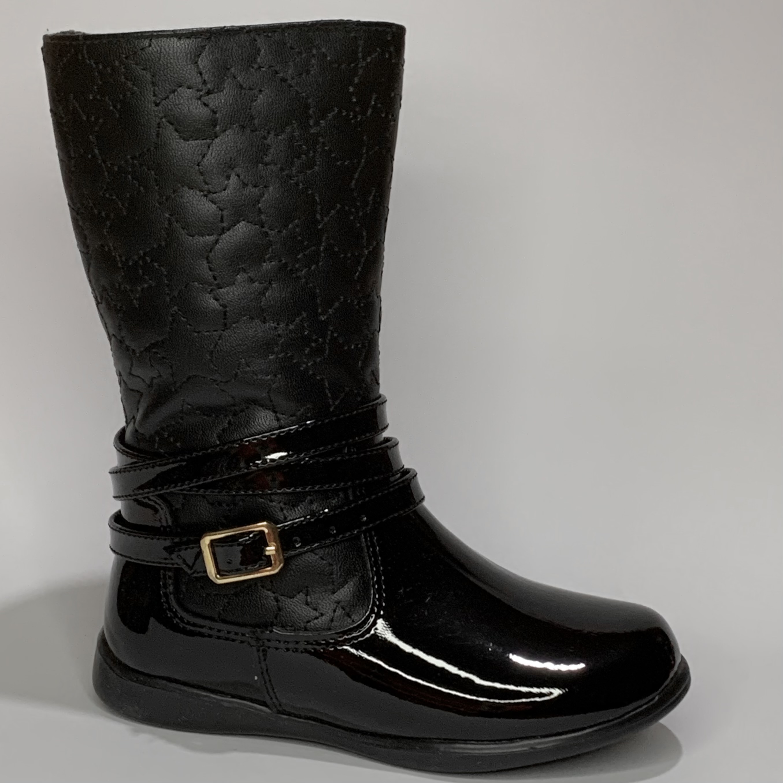 Bota negra de charol TROPICANA