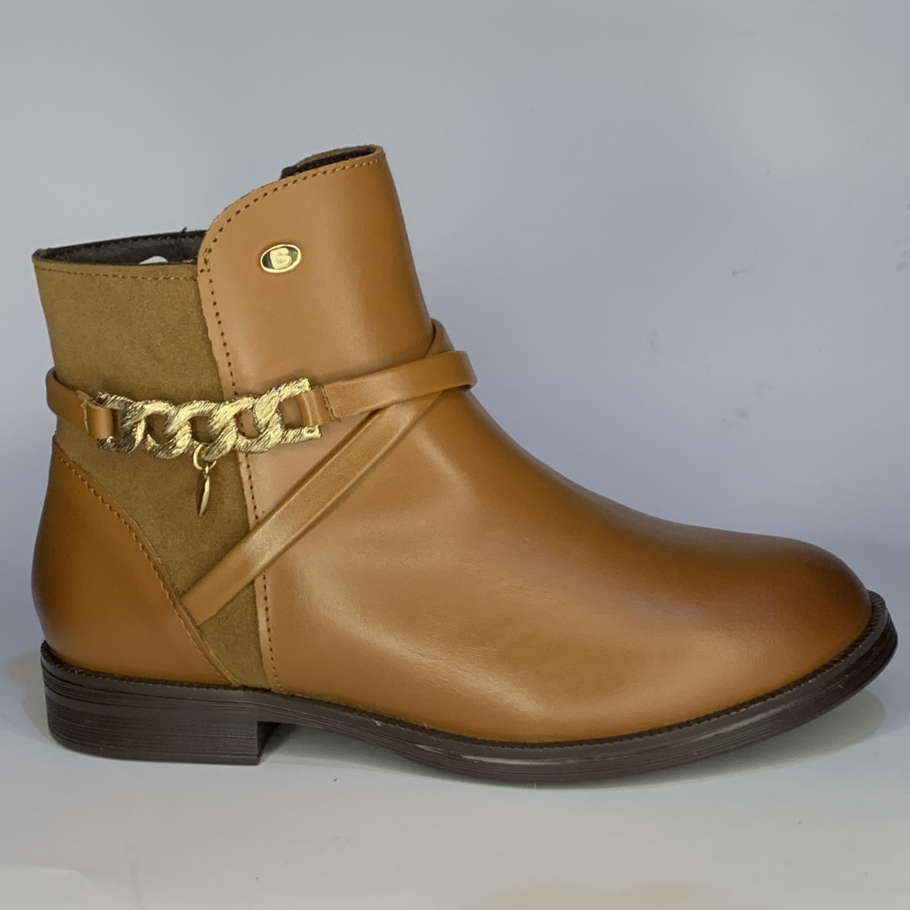 Botines miel COQUETA