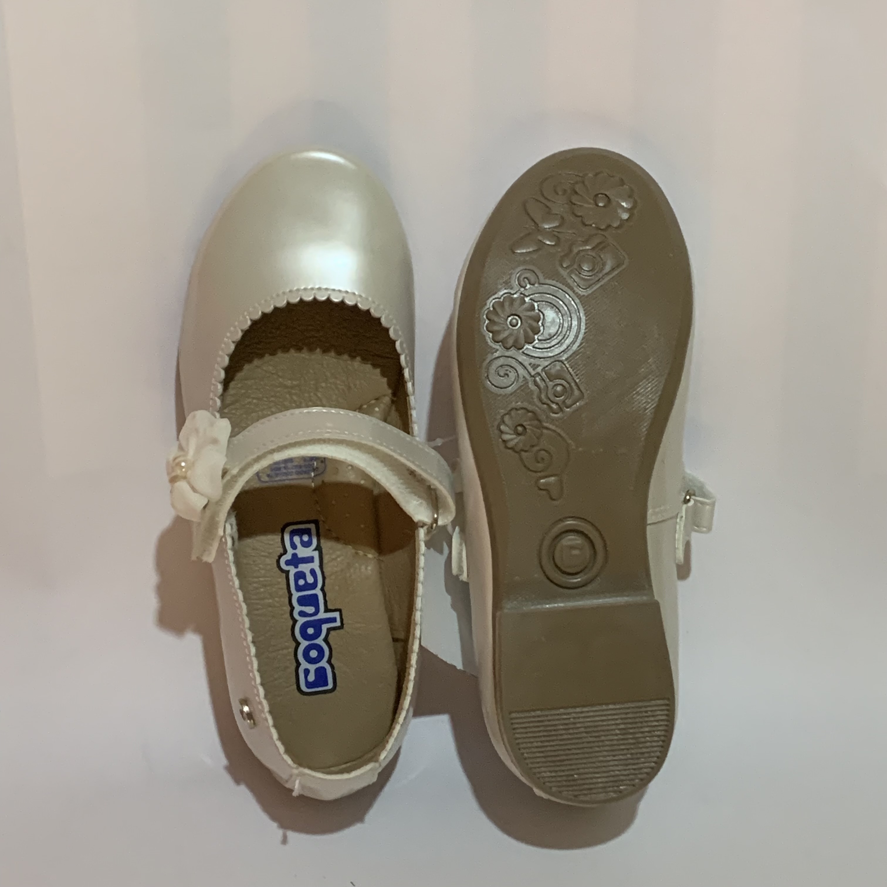 Zapatos de niña perla COQUETA