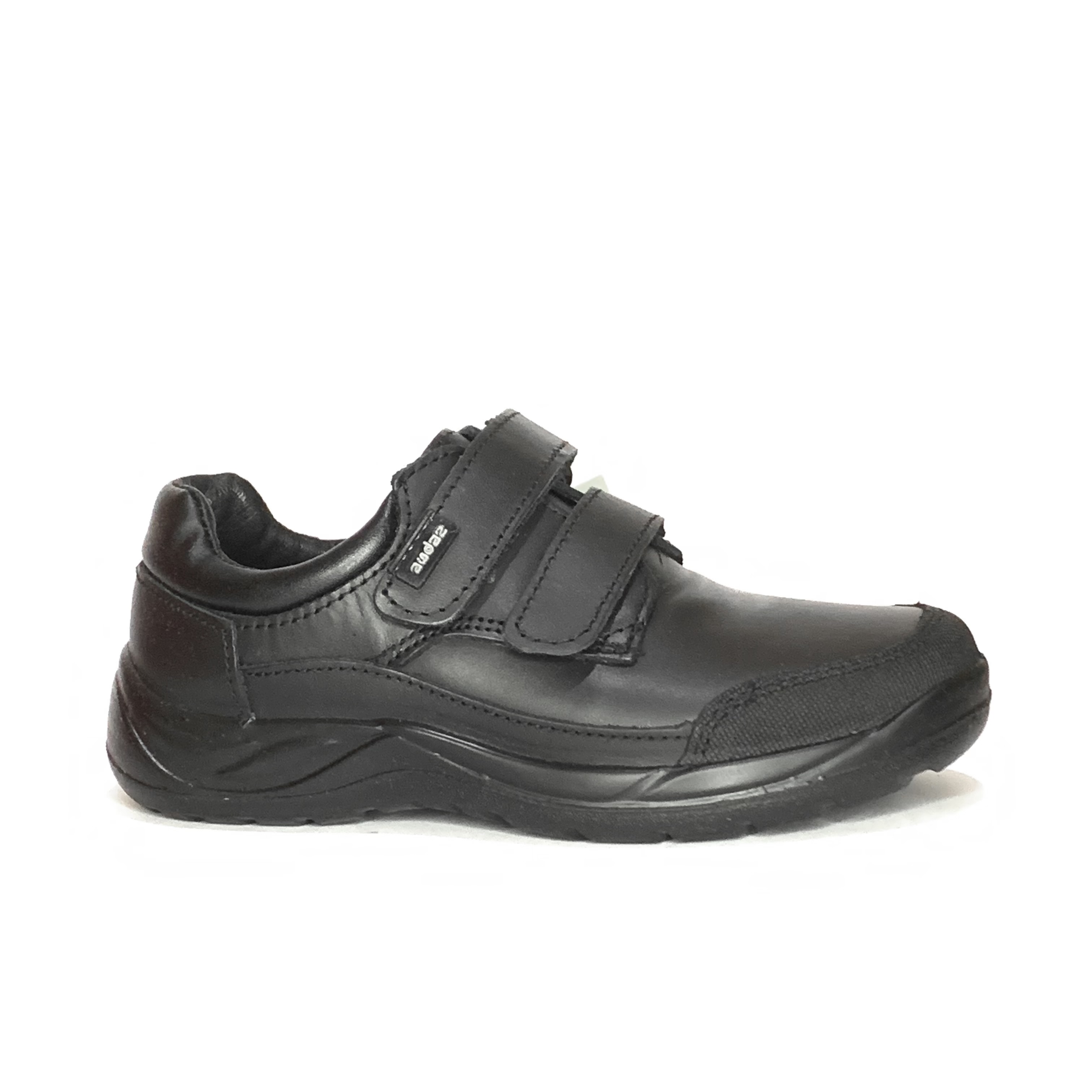 Zapato escolar negro con velcro AUDAZ