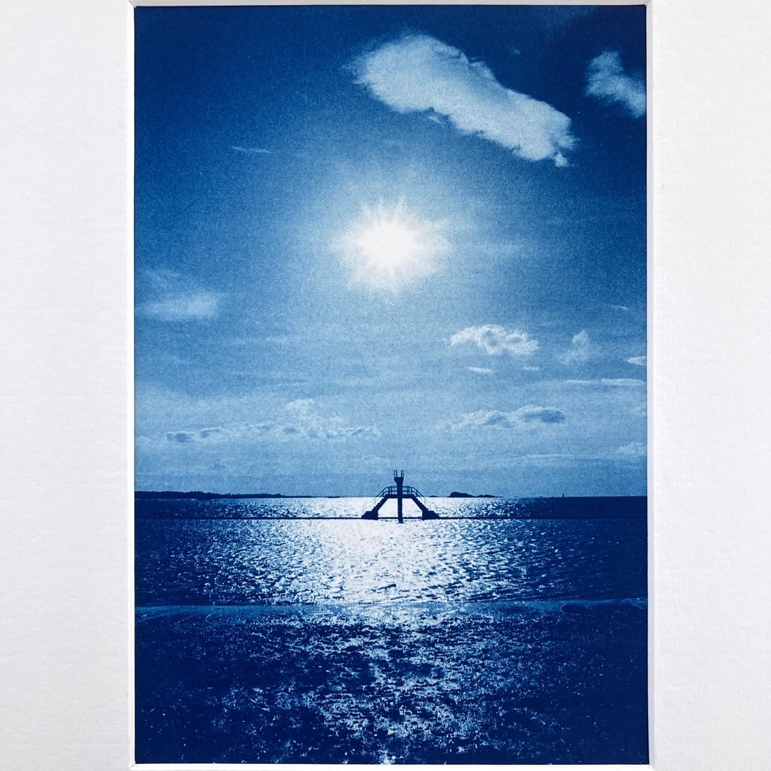 Cyanotype Le plongeoir