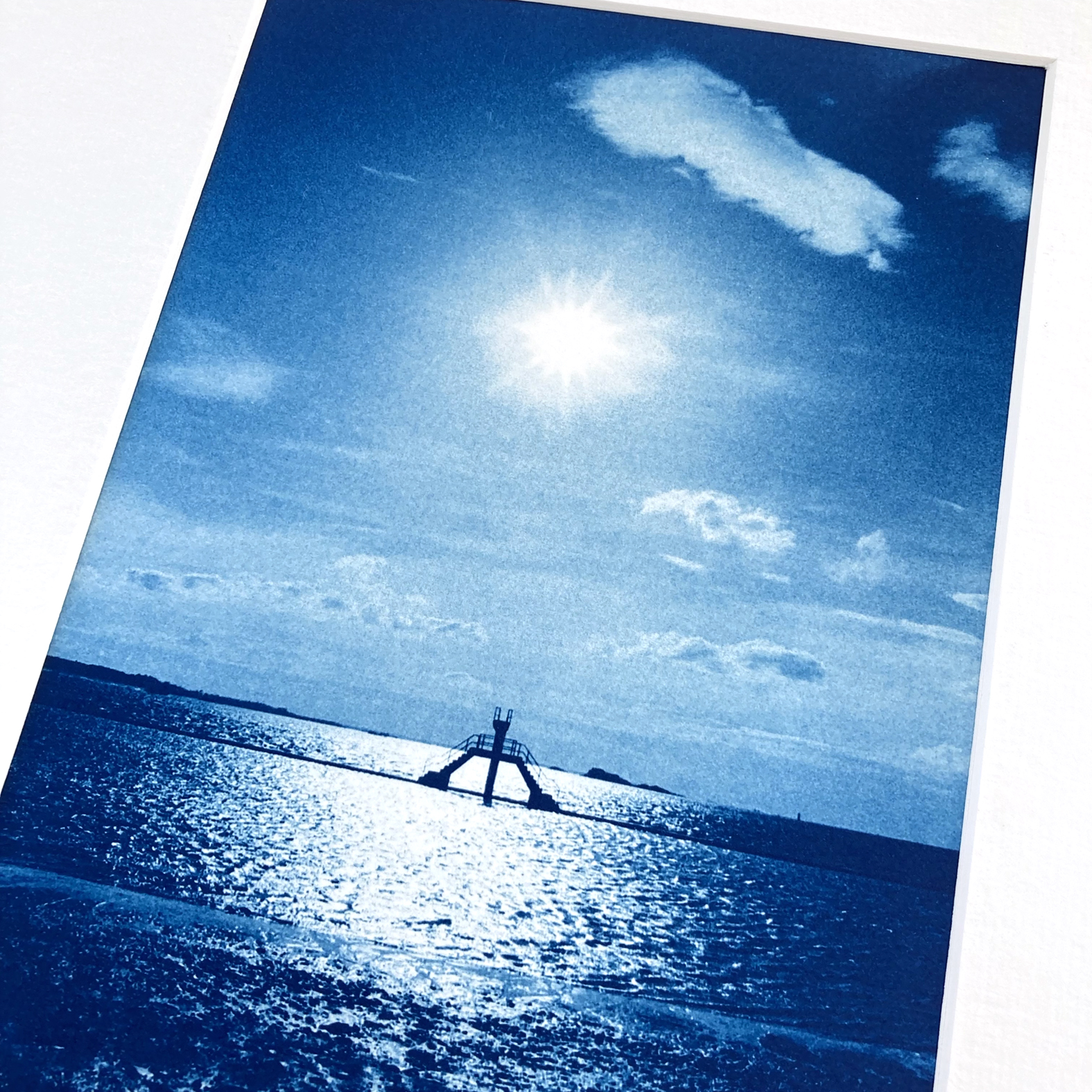 Cyanotype Le plongeoir