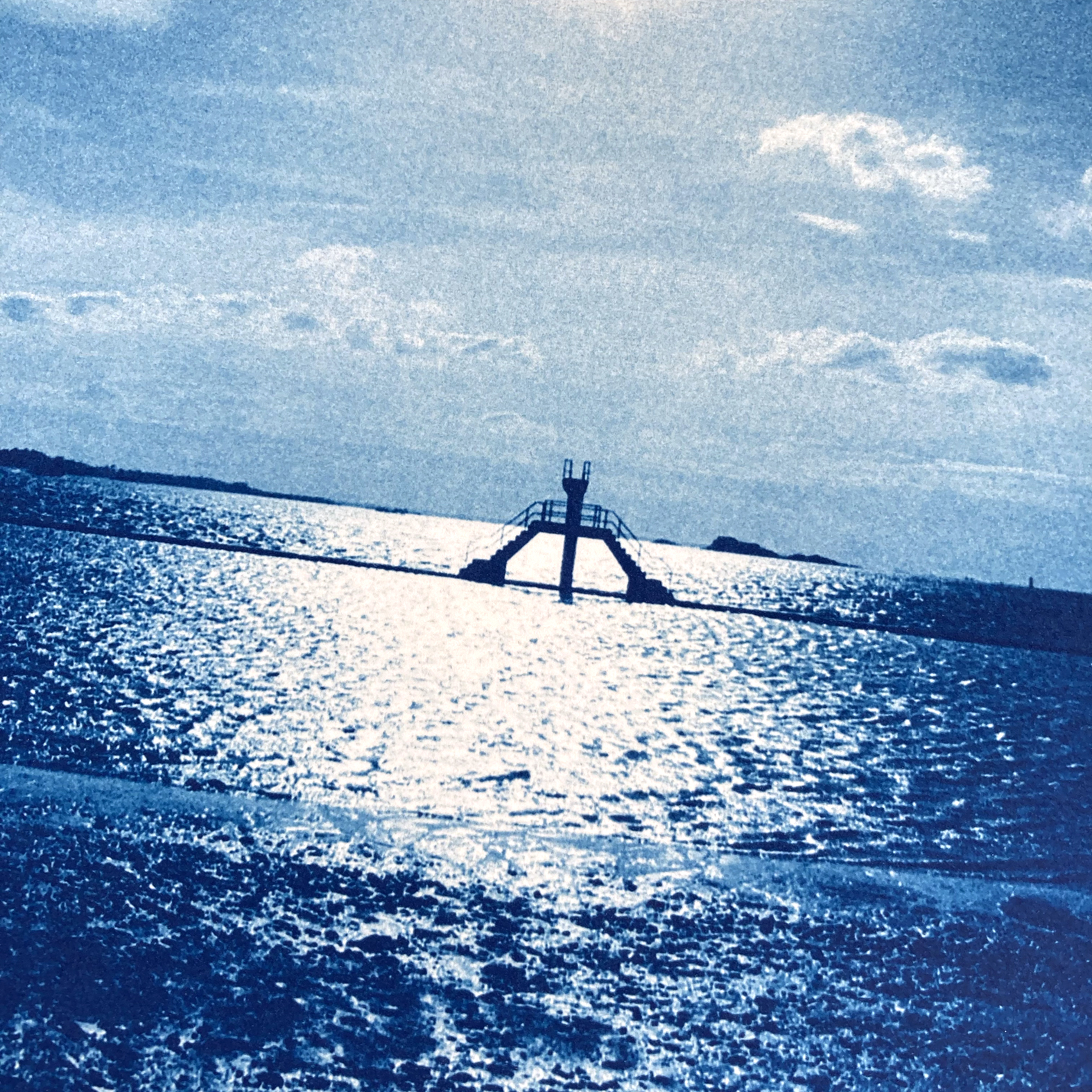 Cyanotype Le plongeoir