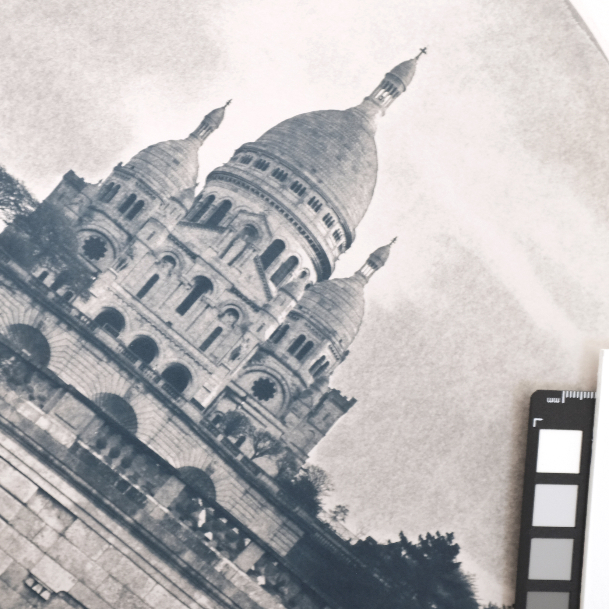 Cyanotype Le Sacré-Coeur, Paris, France