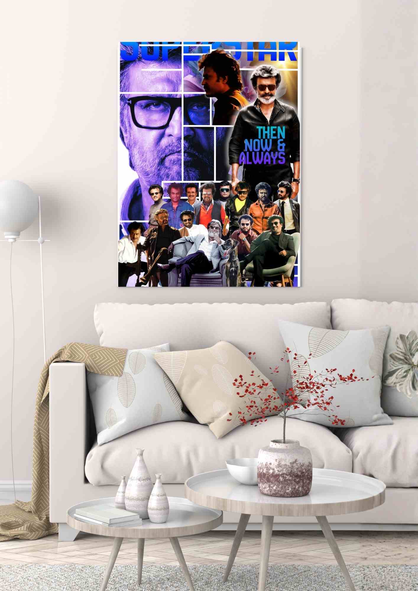 Superstar Collage Art Poster