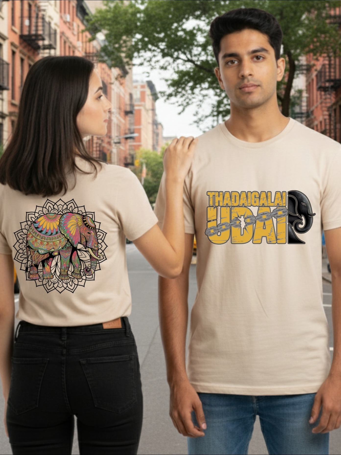 Elephant Graphic Unisex T-Shirt