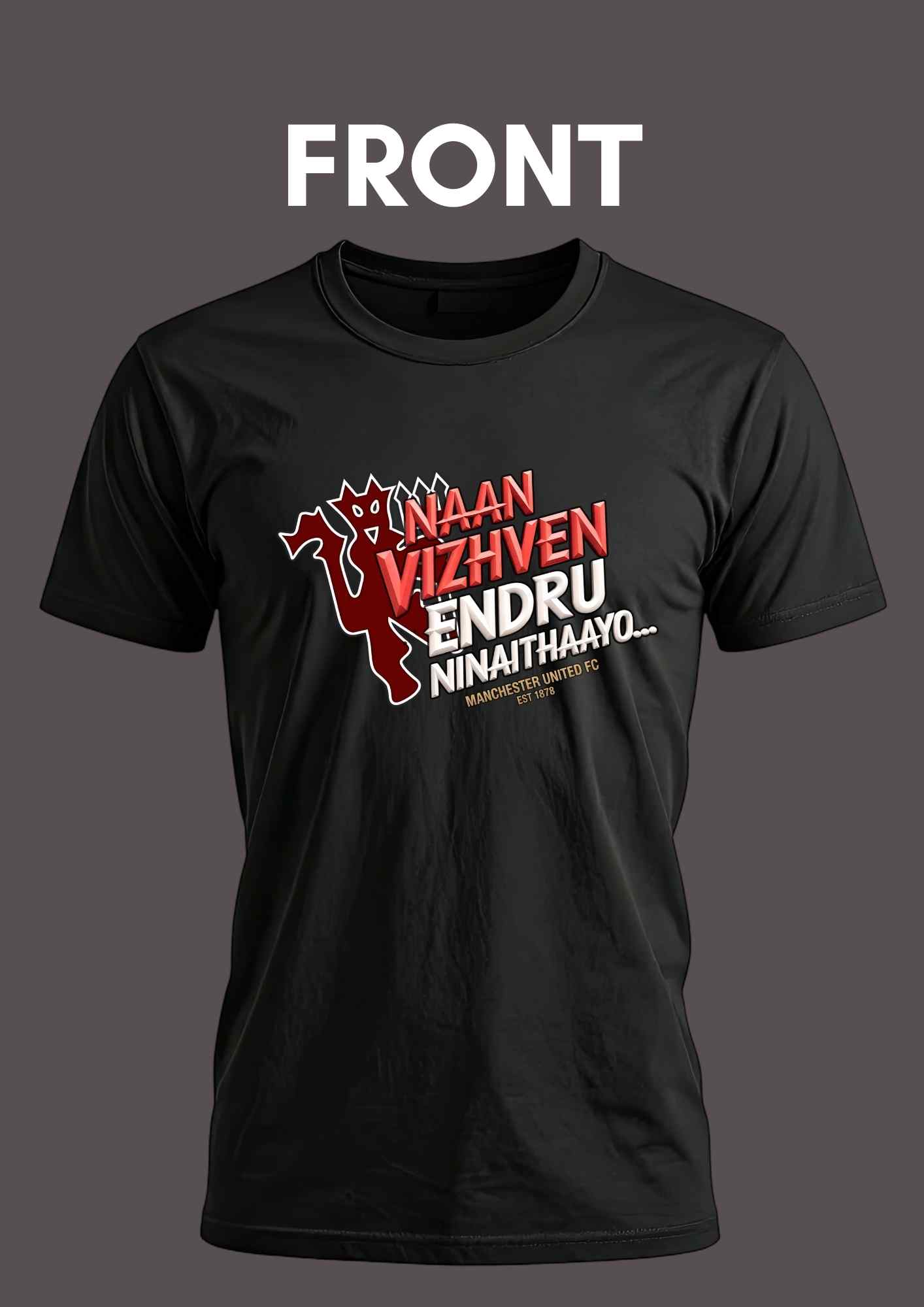 Man U Themed Graphic T-Shirt