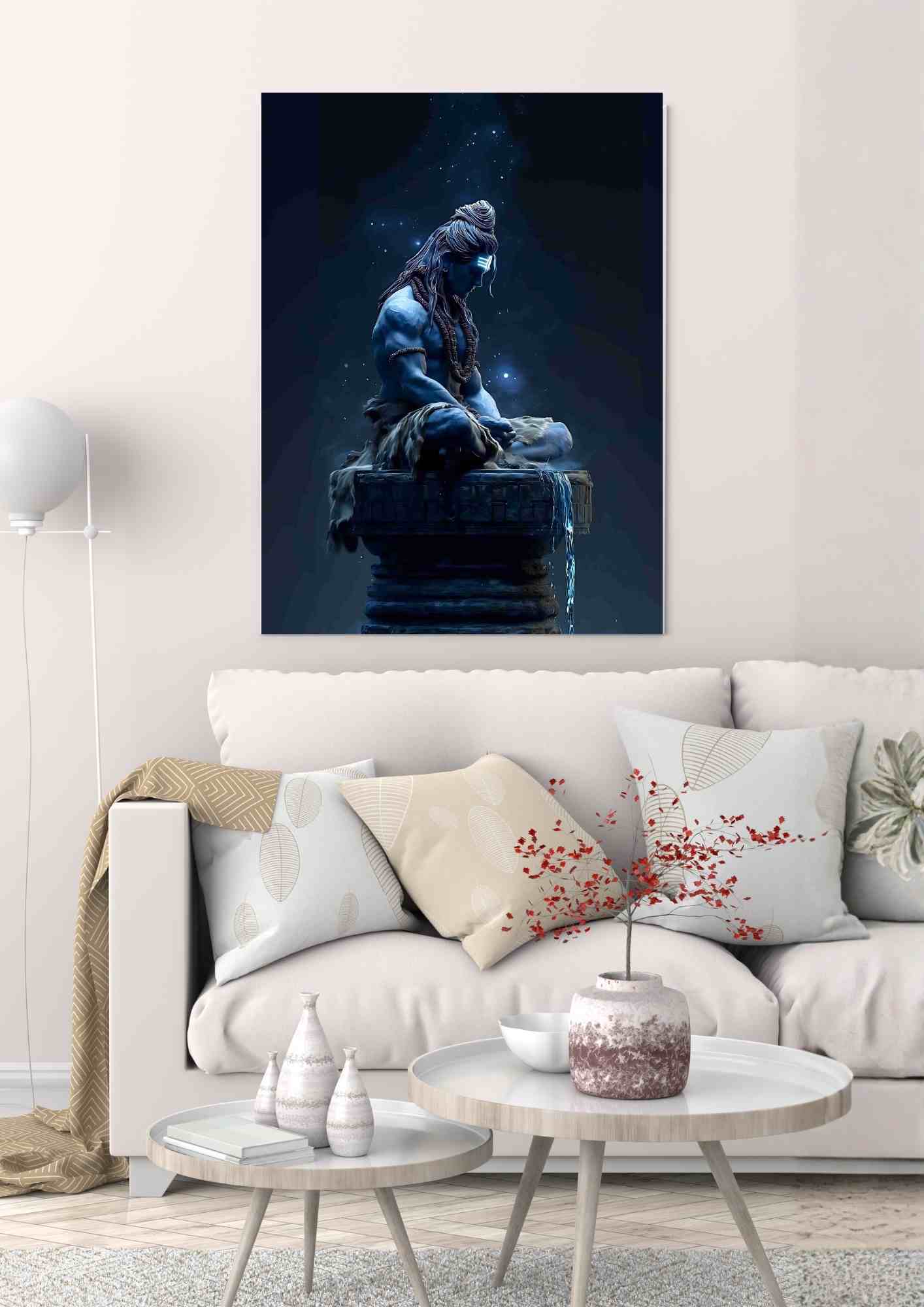 Meditative Shiva Wall Art