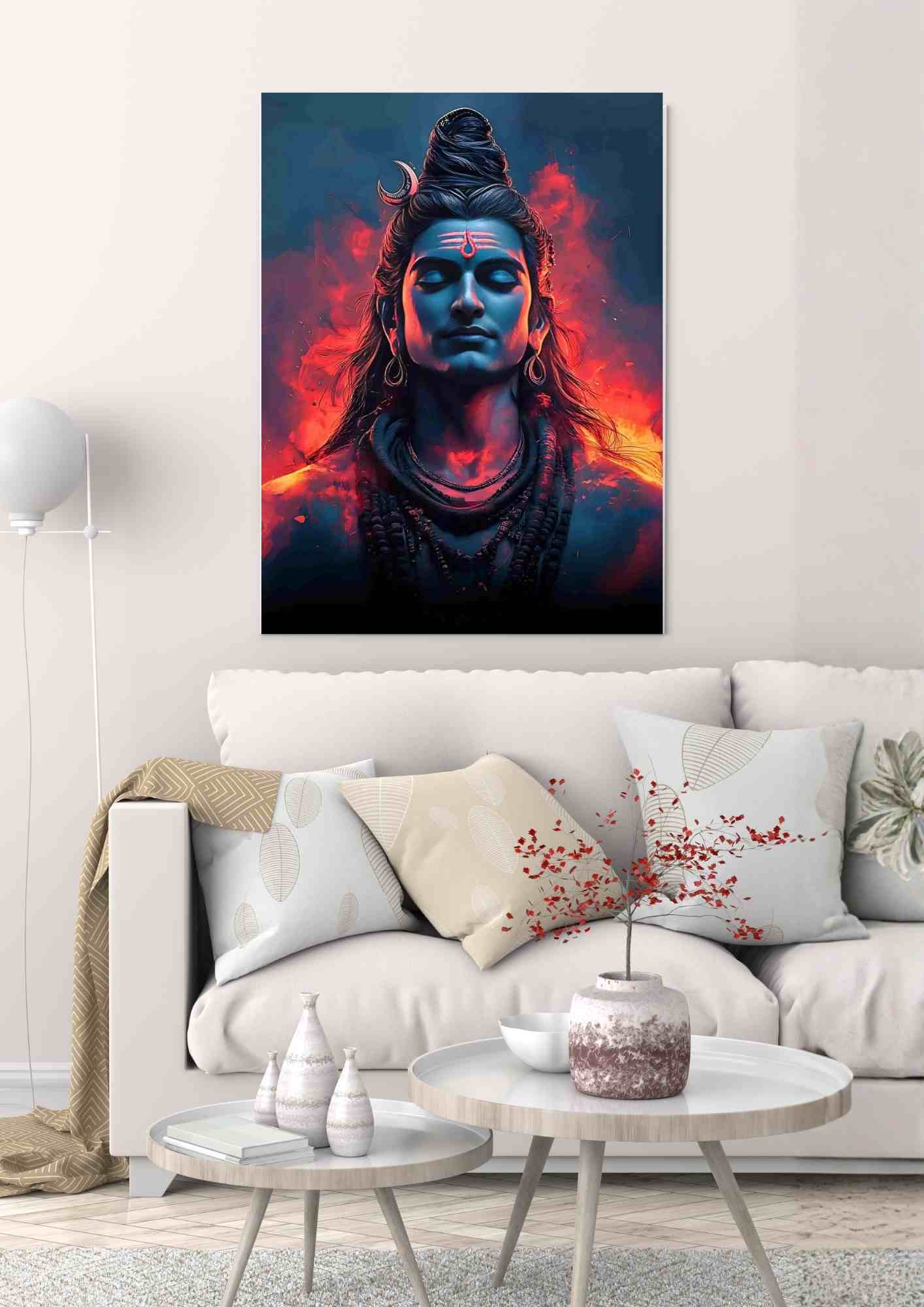 Abstract Shiva Wall Art