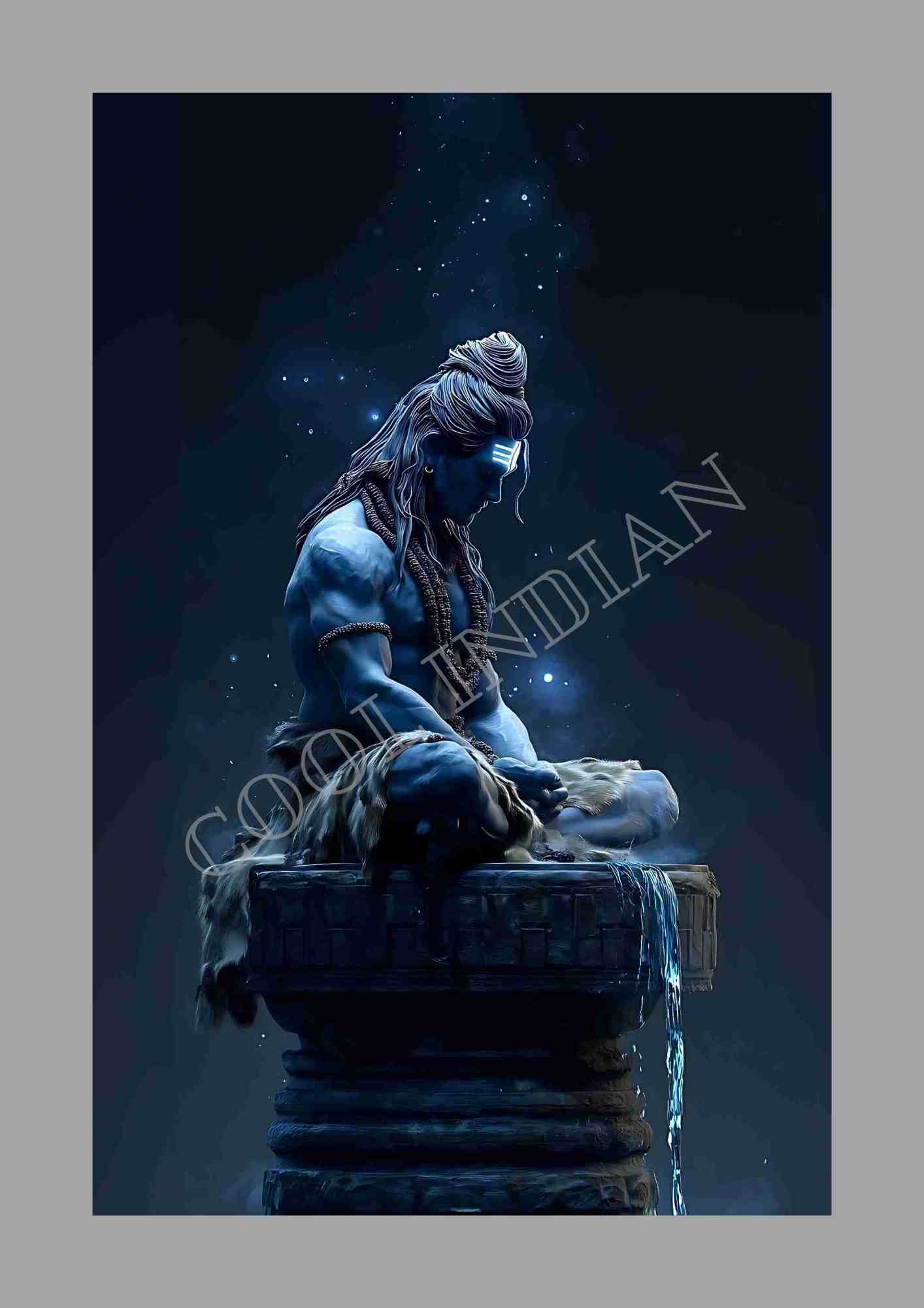 Meditative Shiva Wall Art